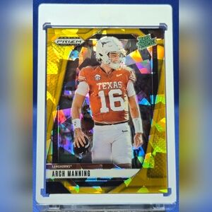 2025 Panini Prizm Draft Picks : GOLD ICE ARCH MANNING